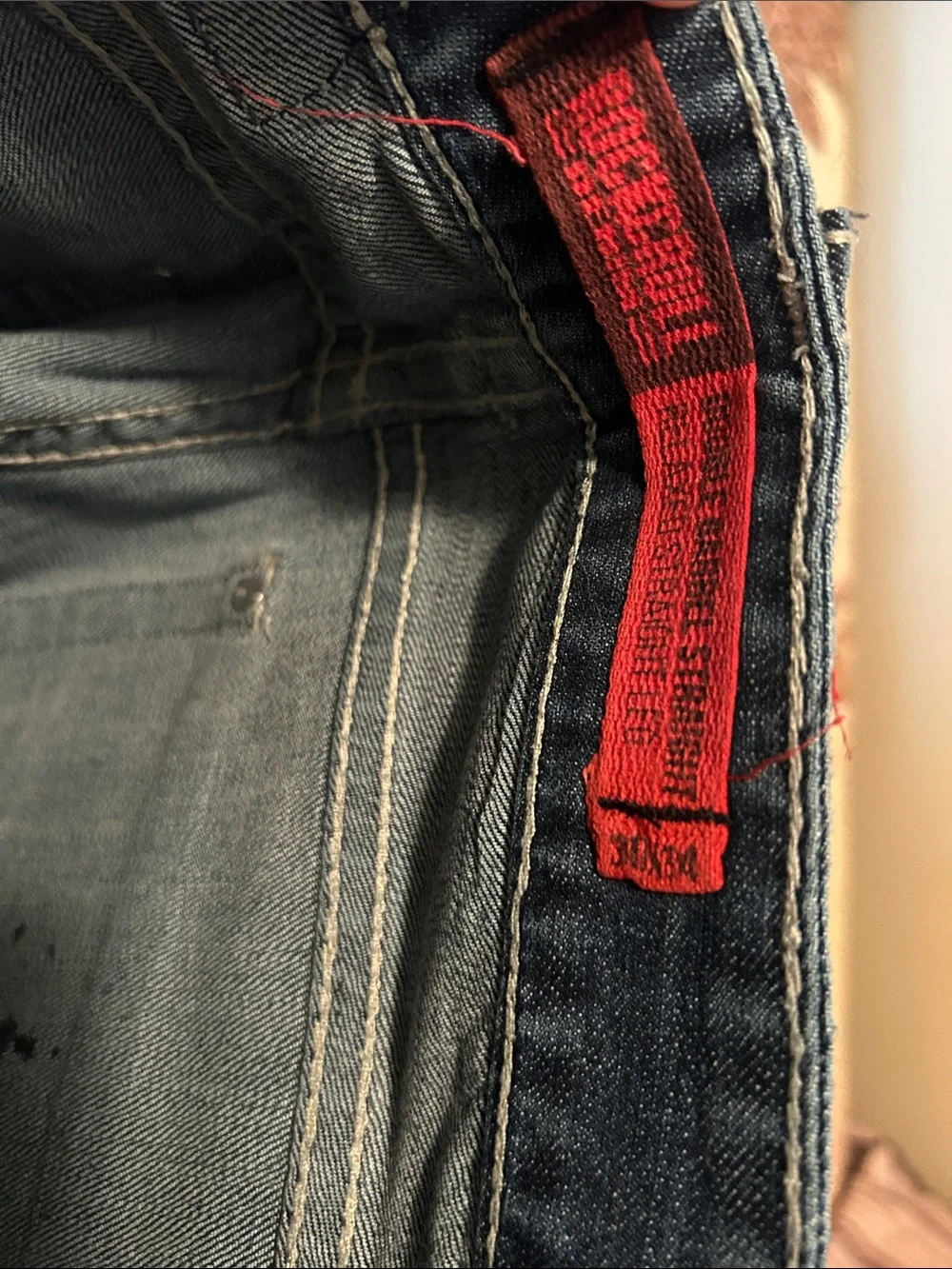 Rock and Roll 30x34 Starched Jeans